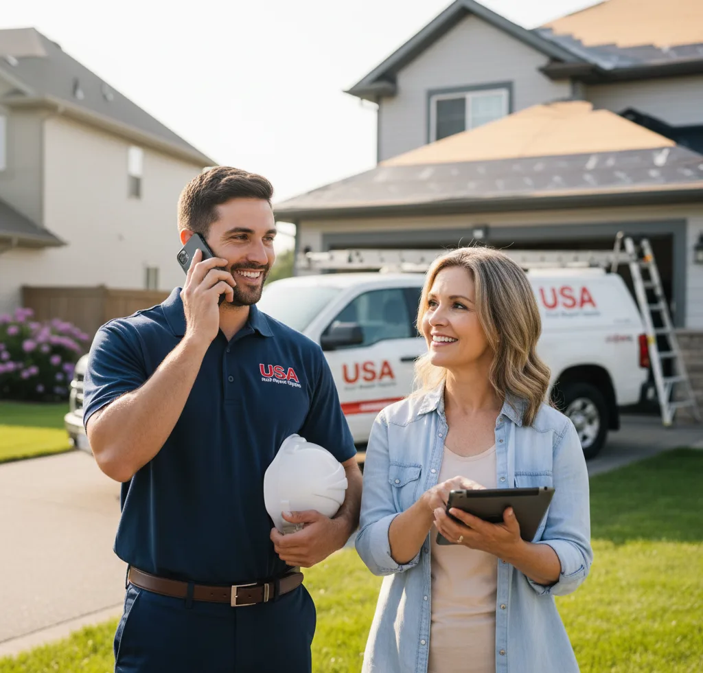 USA Roof Repair Experts customer support in Homer City